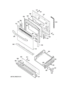 Door & Drawer Parts parts for Ge Range JGBS60DLF1WW from AppliancePartsPros.com