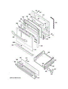 Door & Drawer Parts parts for Ge Range JGBS60GLF1SA from AppliancePartsPros.com