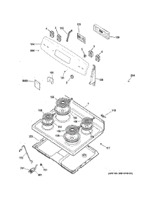 Control Panel & Cooktop parts for Ge Range JB255RJ1SS from AppliancePartsPros.com