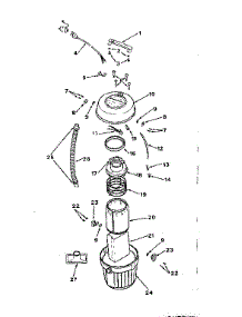 Unit Parts parts for Kenmore Vacuum 208.61601 (20861601, 208 61601) from AppliancePartsPros.com