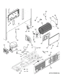 Machine Compartment parts for Ge Refrigerator PFH28PSHDSS from AppliancePartsPros.com