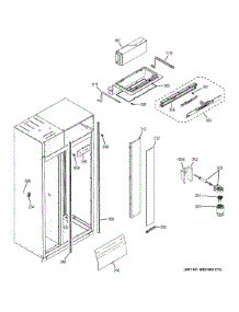 Fresh Food Section parts for Ge Refrigerator ZIS480NHC from AppliancePartsPros.com