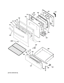 Door & Drawer Parts parts for Ge Range JGB630REF4SS from AppliancePartsPros.com