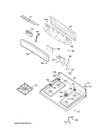 Control Panel & Cooktop parts for Ge Range JGB450REF4SS from AppliancePartsPros.com