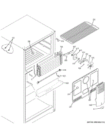 Freezer Section parts for Ge Refrigerator GTE18CTHGRBB from AppliancePartsPros.com