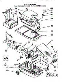 Vacuum Cleaner parts for Kenmore Vacuum 116.26312690 (11626312690, 116 26312690) from AppliancePartsPros.com