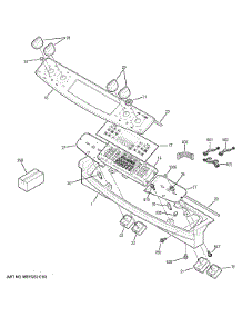 Control Panel parts for Ge Range JD750SF3SS from AppliancePartsPros.com