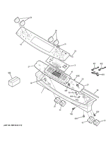 Control Panel parts for Ge Range JS630SF3SS from AppliancePartsPros.com