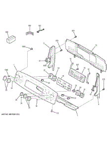 Control Panel parts for Ge Range JB640DF6BB from AppliancePartsPros.com