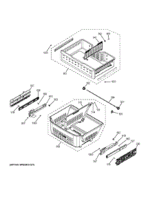 Freezer Shelves parts for Ge Refrigerator CYE22TSHHSS from AppliancePartsPros.com