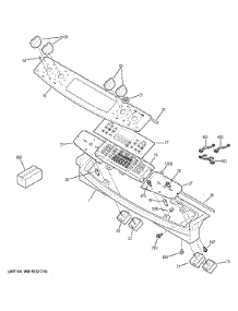 Control Panel parts for Ge Range JS750DF3WW from AppliancePartsPros.com