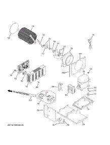 Machine Compartment parts for Ge Refrigerator CSB48WSKBSS from AppliancePartsPros.com