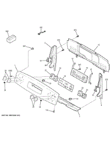 Control Panel parts for Ge Range JB630RF5SS from AppliancePartsPros.com