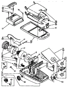 Vacuum Cleaner Parts parts for Kenmore Vacuum 116.2148590 (1162148590, 116 2148590) from AppliancePartsPros.com