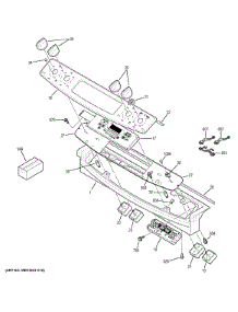 Control Panel parts for Ge Range JD630DF3WW from AppliancePartsPros.com