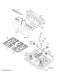 Control Panel & Cooktop parts for Ge Range JGB650SEF1SS from AppliancePartsPros.com