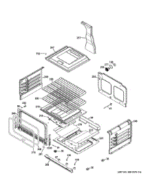 Lower Oven parts for Ge Range JGB850DEF2WW from AppliancePartsPros.com