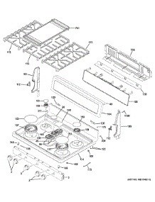 Control Panel & Cooktop parts for Ge Range PGB960SEJ1SS from AppliancePartsPros.com