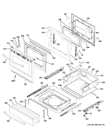 Door & Drawer Parts parts for Ge Range PGB940SEJ1SS from AppliancePartsPros.com