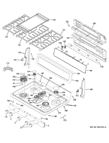 Control Panel & Cooktop parts for Ge Range PGB940SEJ1SS from AppliancePartsPros.com