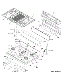 Control Panel & Cooktop parts for Ge Range PGB911DEJ1WW from AppliancePartsPros.com