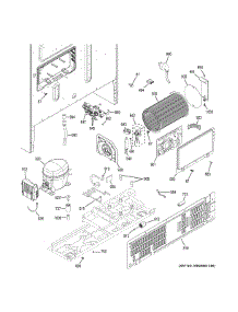 Machine Compartment parts for Ge Refrigerator PWE23KMDGES from AppliancePartsPros.com