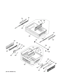 Freezer Shelves parts for Ge Refrigerator CFE28USHBSS from AppliancePartsPros.com