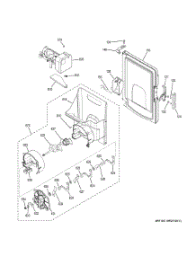 Ice Maker & Dispenser parts for Ge Refrigerator CYE22USHBSS from AppliancePartsPros.com
