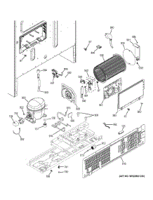 Machine Compartment parts for Ge Refrigerator GYE22KMHGES from AppliancePartsPros.com