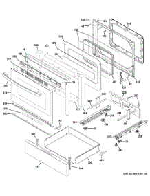 Door & Drawer Parts parts for Ge Range JGB720DEJ1WW from AppliancePartsPros.com