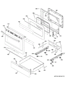 Door parts for Ge Range JGB700SEJ1SS from AppliancePartsPros.com