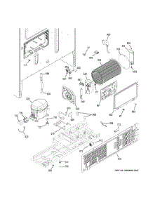 Machine Compartment parts for Ge Refrigerator PYE22PSHISS from AppliancePartsPros.com