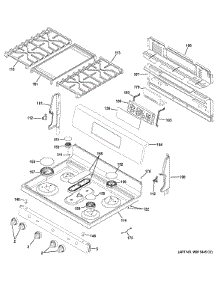 Control Panel & Cooktop parts for Ge Range JGB700DEJ1BB from AppliancePartsPros.com