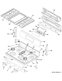 Control Panel & Cooktop parts for Ge Range JGB720SEJ1SS from AppliancePartsPros.com