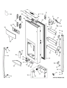 Dispenser Door parts for Ge Refrigerator GYE22KSHGSS from AppliancePartsPros.com