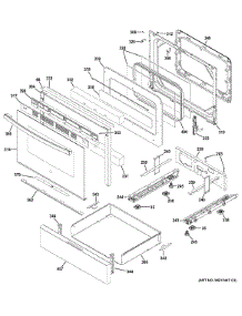 Door & Drawer Parts parts for Ge Range JGB660DEJ1WW from AppliancePartsPros.com
