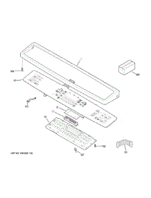 Control Panel parts for Ge Range PS920SF3SS from AppliancePartsPros.com