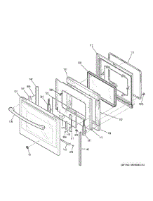Door parts for Ge Range PS920SF3SS from AppliancePartsPros.com
