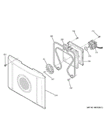 Convection Fan parts for Ge Range PHS920SF2SS from AppliancePartsPros.com