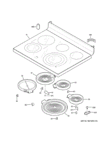 Cooktop parts for Ge Range PCB980SJ1SS from AppliancePartsPros.com