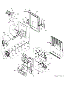 Ice Maker & Dispenser parts for Ge Refrigerator CFE28TSHFSS from AppliancePartsPros.com