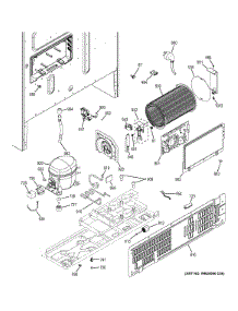 Machine Compartment parts for Ge Refrigerator CFE28TSHFSS from AppliancePartsPros.com