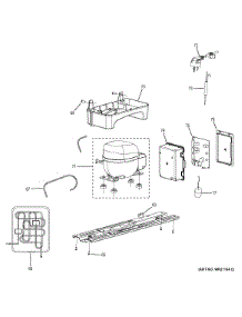Machine Compartment parts for Ge Refrigerator GBE10ESJASB from AppliancePartsPros.com