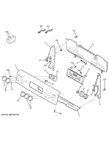 Control Panel parts for Ge Range JB755DJ1WW from AppliancePartsPros.com