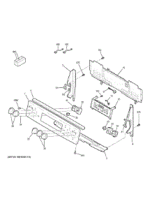 Control Panel parts for Ge Range JB755SJ1SS from AppliancePartsPros.com