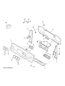 Control Panel parts for Ge Range PB930SJ1SS from AppliancePartsPros.com