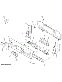 Control Panel parts for Ge Range JB700SJ1SS from AppliancePartsPros.com