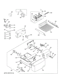 Ice Maker & Dispenser parts for Ge Refrigerator GSS20ETHCWW from AppliancePartsPros.com