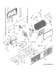 Machine Compartment parts for Ge Refrigerator CYE22TSHFSS from AppliancePartsPros.com