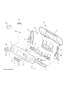 Control Panel parts for Ge Range JB650DF4CC from AppliancePartsPros.com